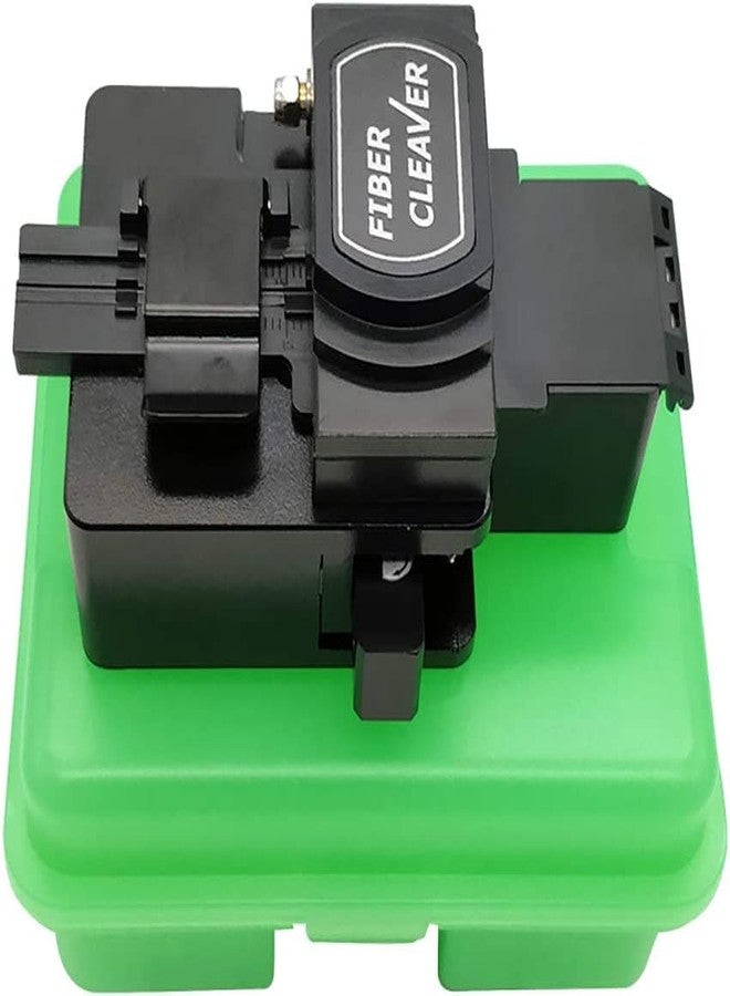 Hanutech High Precision Optical Fiber Cleaver With 16 Cleaving Spots and 48000 Cleaves Fiber Cutter Tool With FTTH Fiber Holder For 0.25mm 0.9mm 3.0mm Coating Diameter Fiber - Image 1